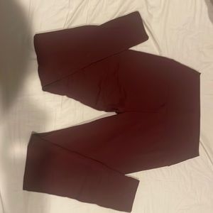 aerie OG high rise leggings, size Large long, color royal berry, worn once
